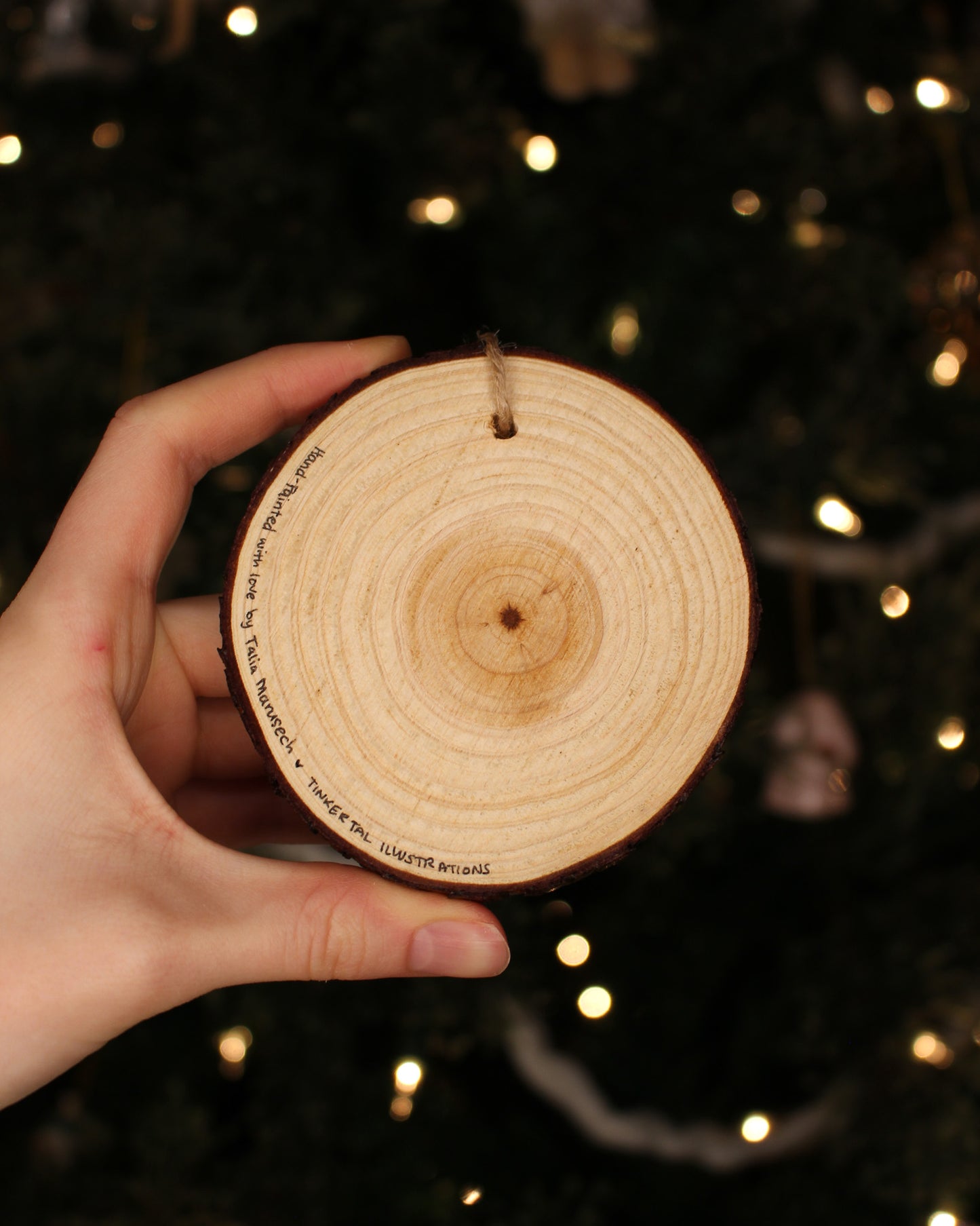 Stringed Bow Orchestra Instruments - Hand-Painted Ornaments (4)