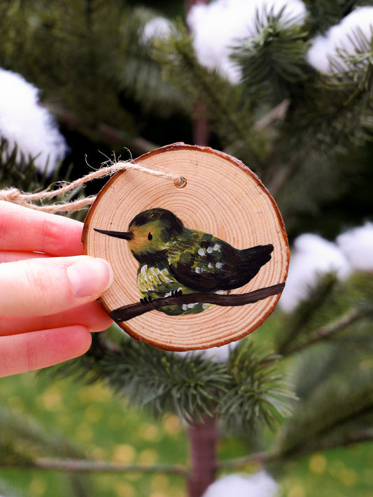 Hummingbird Ornaments (7) - Hand-Painted Ornaments