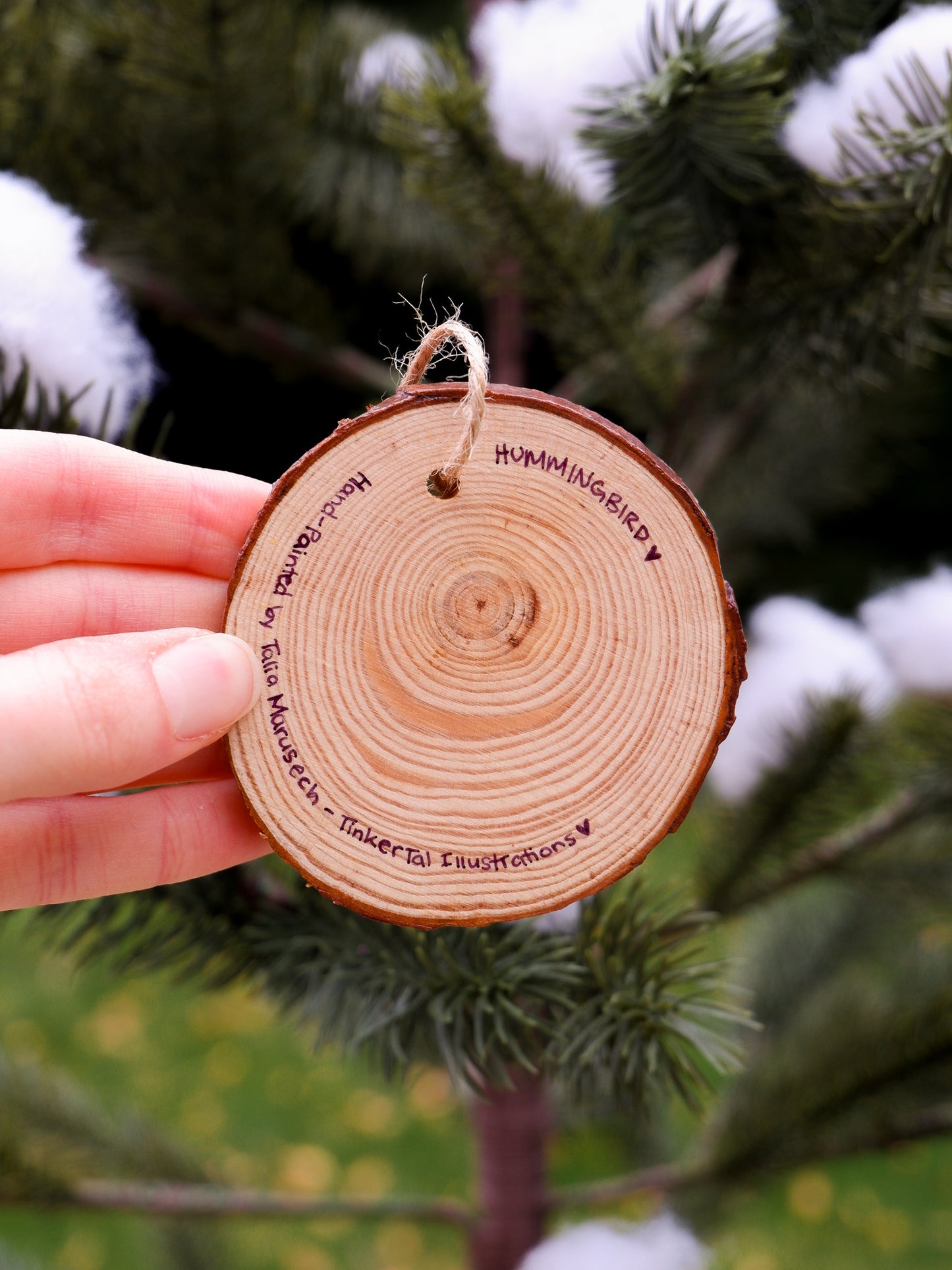 Hummingbird Ornaments (7) - Hand-Painted Ornaments