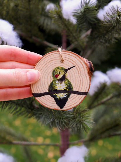 Hummingbird Ornaments (7) - Hand-Painted Ornaments