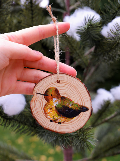 Hummingbird Ornaments (7) - Hand-Painted Ornaments
