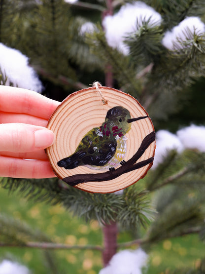 Hummingbird Ornaments (7) - Hand-Painted Ornaments