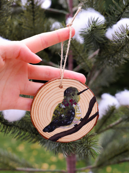 Hummingbird Ornaments (7) - Hand-Painted Ornaments