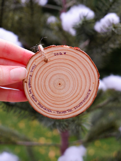 Pet Dogs - Hand-Painted Ornaments (6)