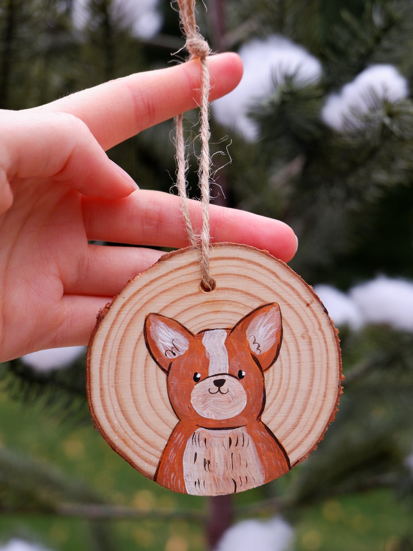 Pet Dogs - Hand-Painted Ornaments (6)