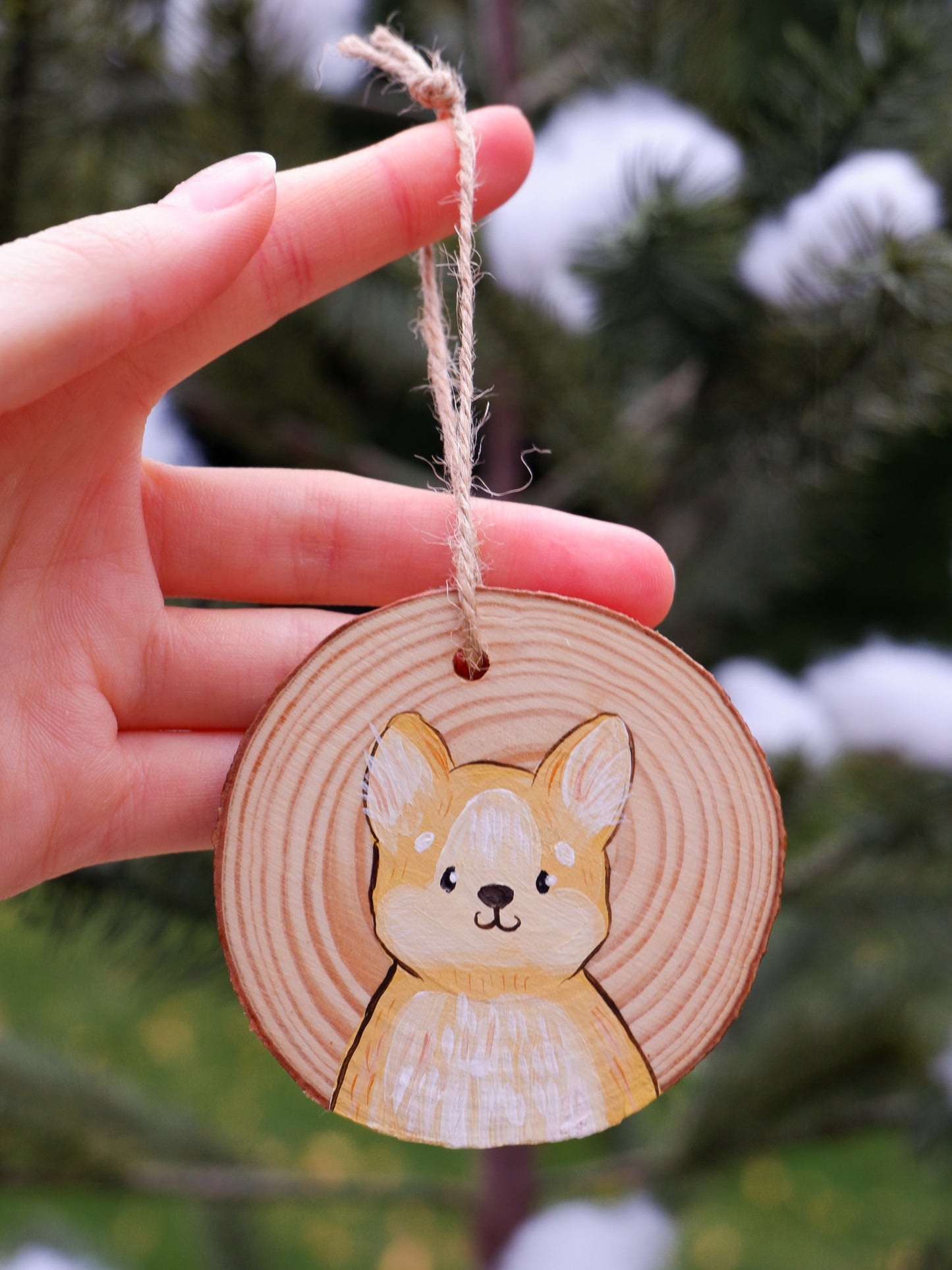 Pet Dogs - Hand-Painted Ornaments (6)