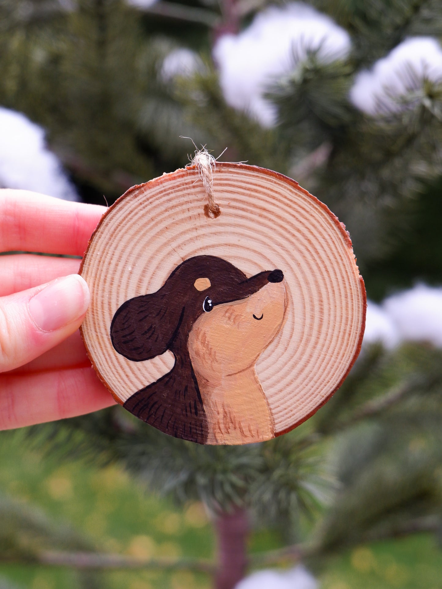 Pet Dogs - Hand-Painted Ornaments (6)