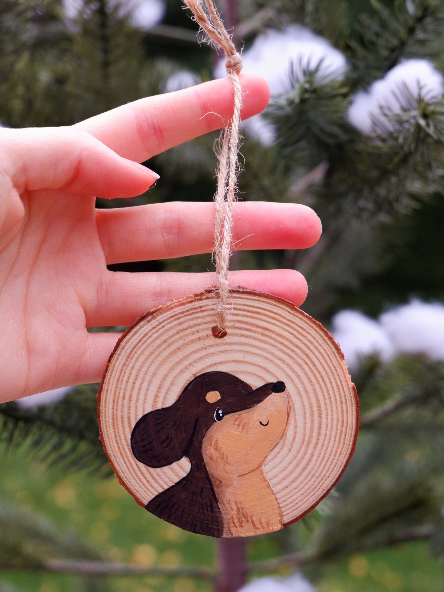 Pet Dogs - Hand-Painted Ornaments (6)