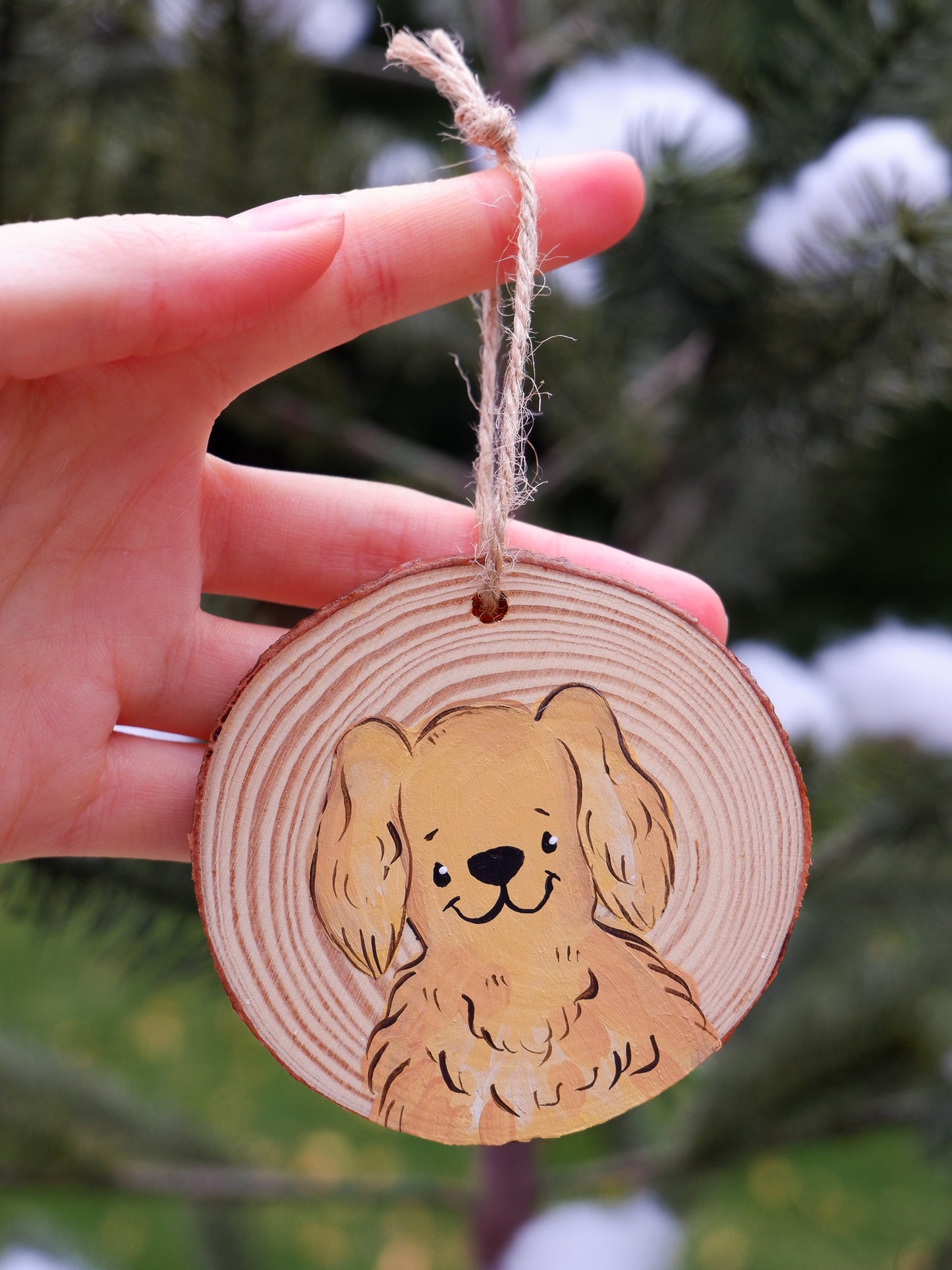 Pet Dogs - Hand-Painted Ornaments (6)