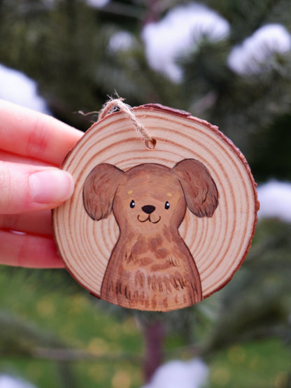 Pet Dogs - Hand-Painted Ornaments (6)