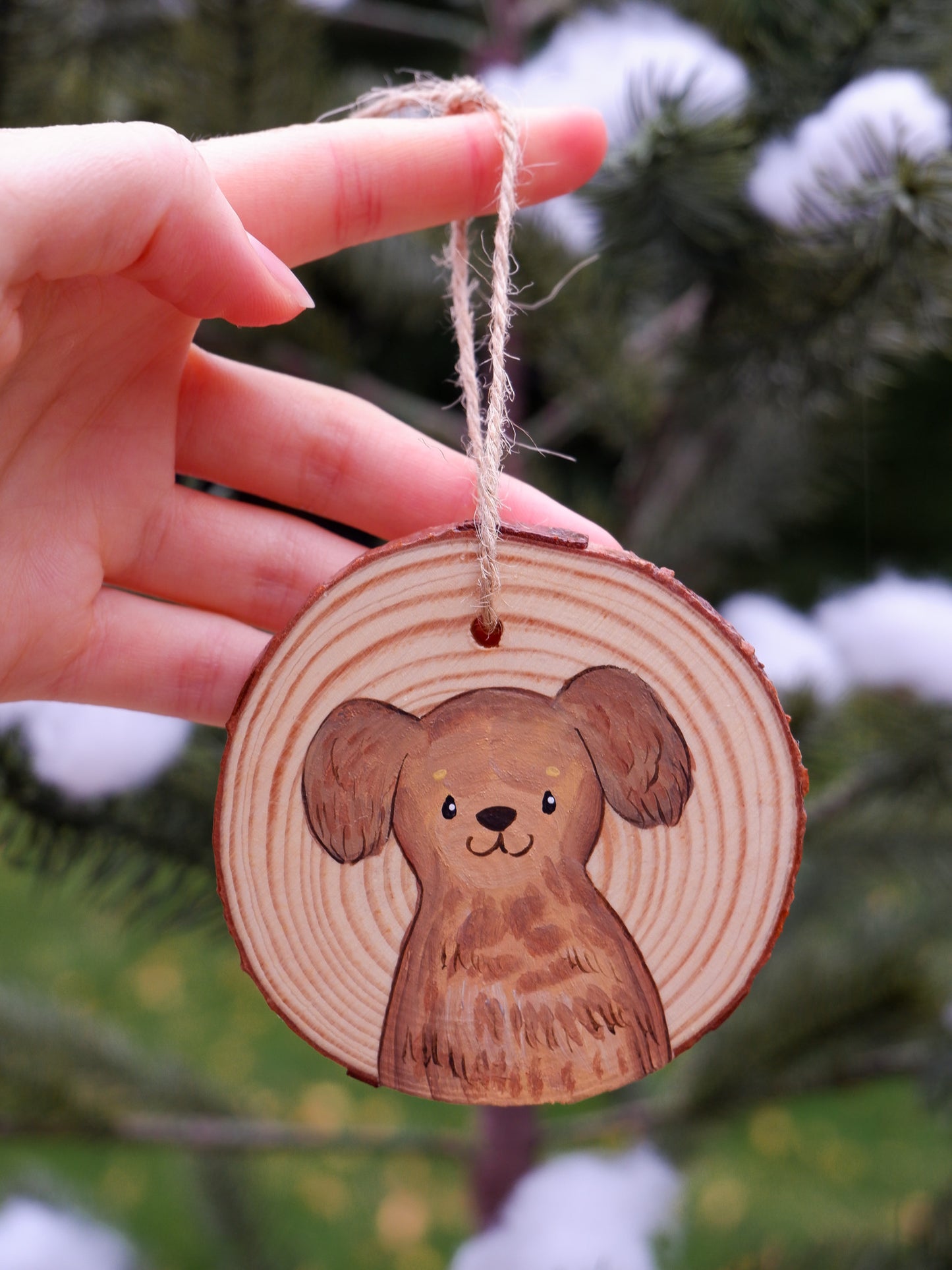 Pet Dogs - Hand-Painted Ornaments (6)