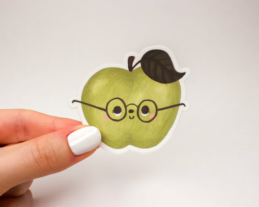 Handmade Granny Smith Apple Sticker