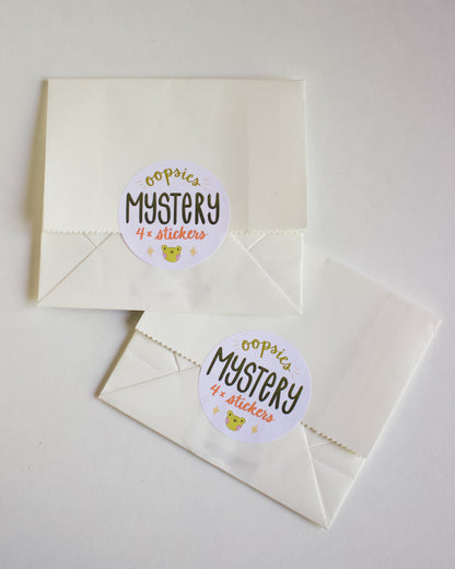 MYSTERY PACK - Handmade Stickers (4)