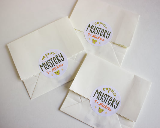MYSTERY PACK - Handmade Stickers (4)