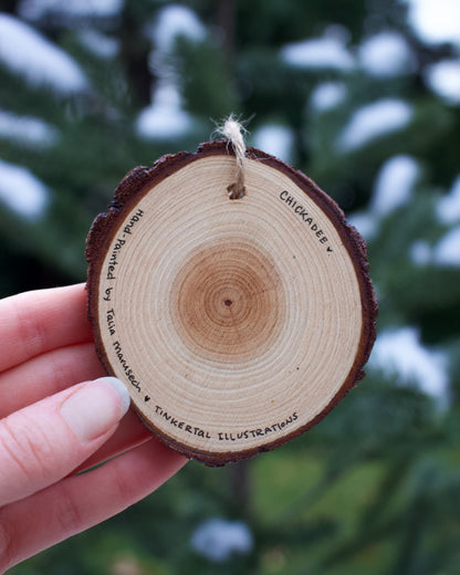 Chickadee Ornaments (5) - Hand-Painted Ornaments
