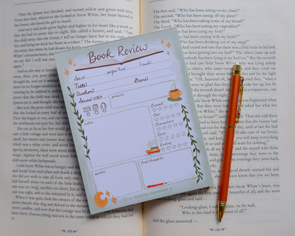 Book Review Notepad