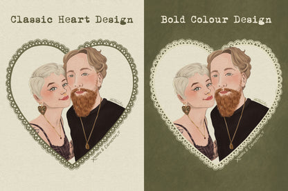Custom Couple Portrait - Digital Download