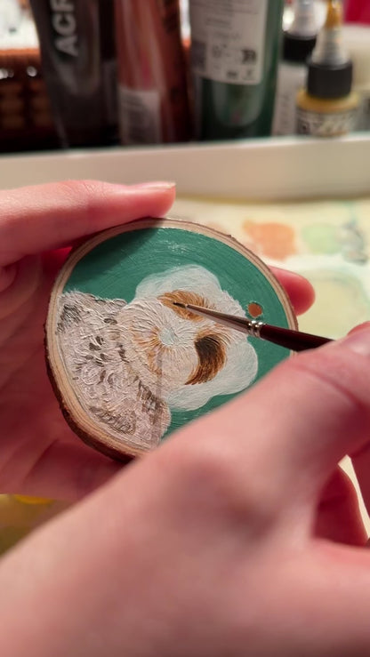 Custom Pet Ornament - Hand-Painted Pet Ornament